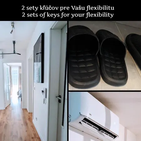 Apartmán E1 Luxury Oldtown - 2x Parking, Foodstore, Pcscreen, Netflix, Unlimited Music, Crib, Babychair, Fastwifi, Aircon