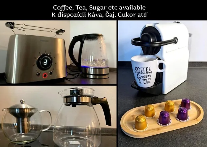 E1 Luxury Oldtown - 2x Parking, Foodstore, Pcscreen, Netflix, Unlimited Music, Crib, Babychair, Fastwifi, Aircon Košice